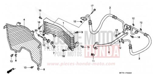 OIL COOLER NR750N de 1992